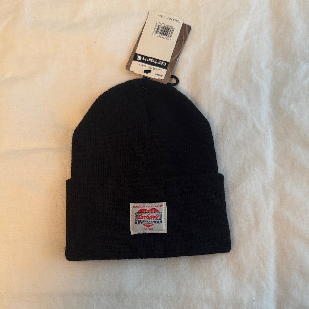 NWT Carhartt Black Knit Beanie, Heritage Special Edition